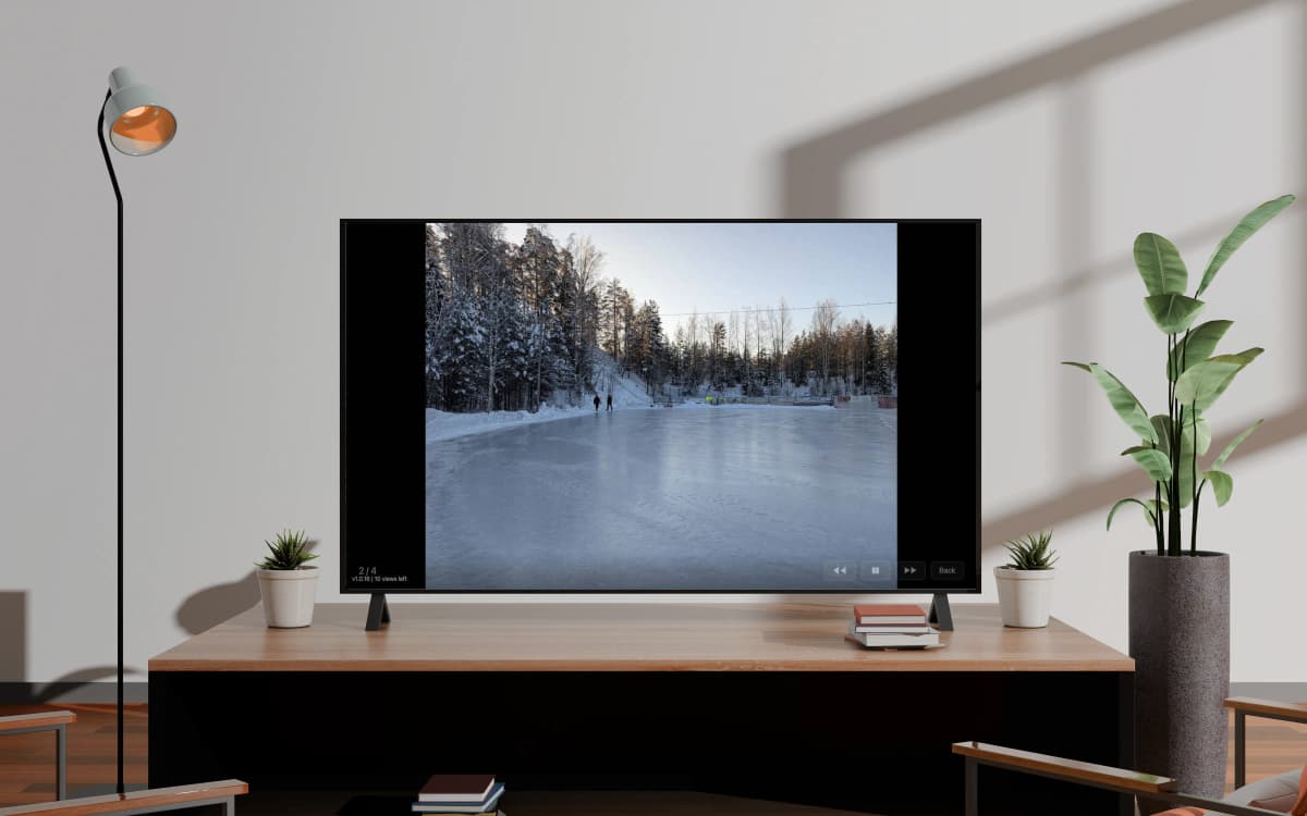 Recuerdos familiares en una Smart TV con Easy Photo Player
